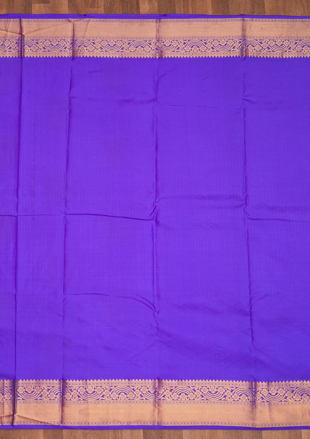 Royal Blue Zariwork Pure Silk Saree - Koskii