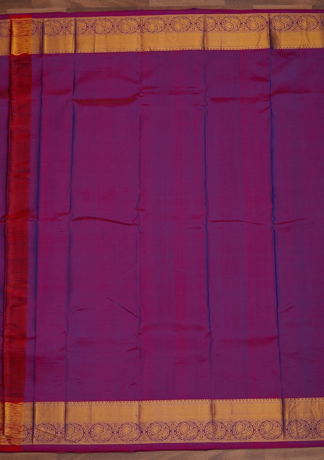 Royal Blue Zariwork Pure Silk Designer Saree - Koskii