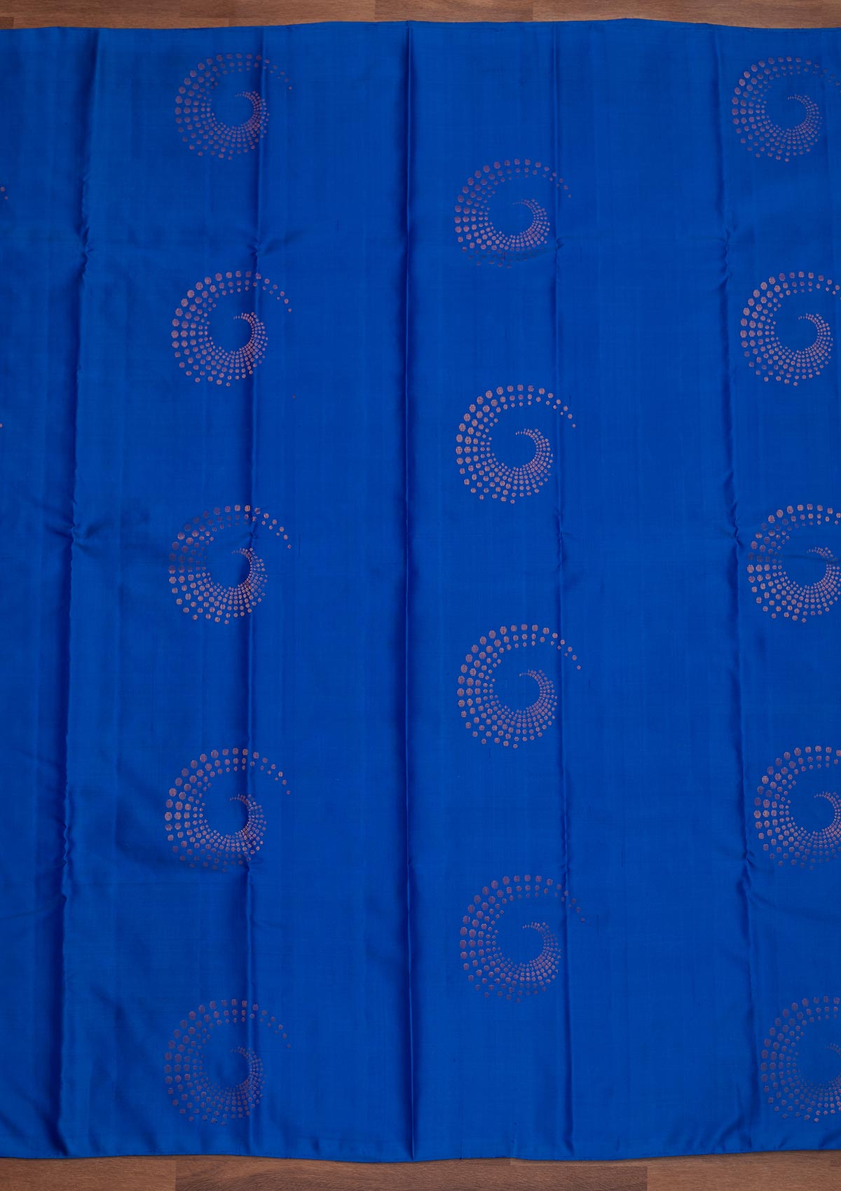 Royal Blue Zariwork Pure Silk Designer Saree - Koskii
