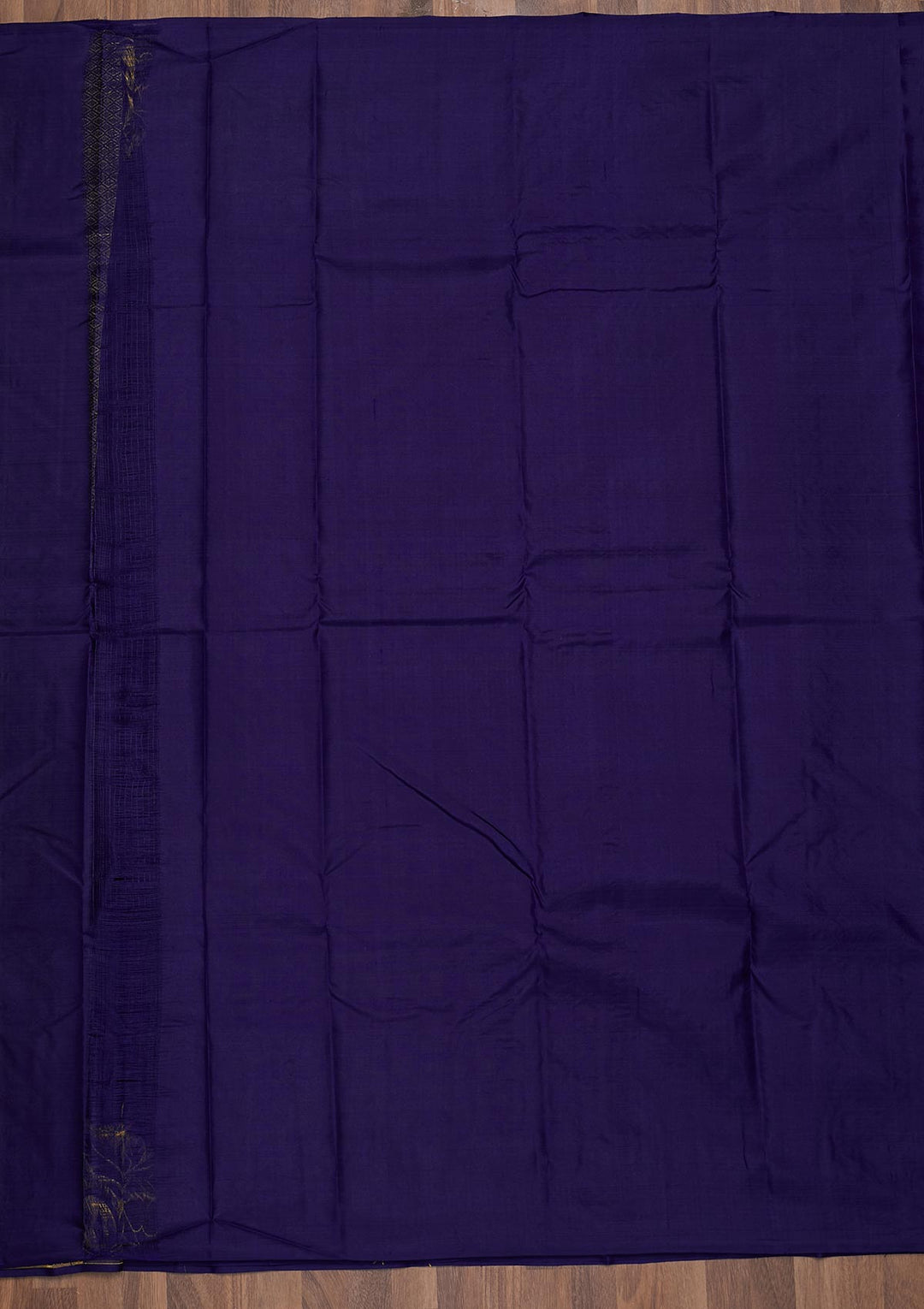 Royal Blue Zariwork Pure Silk Saree-Koskii