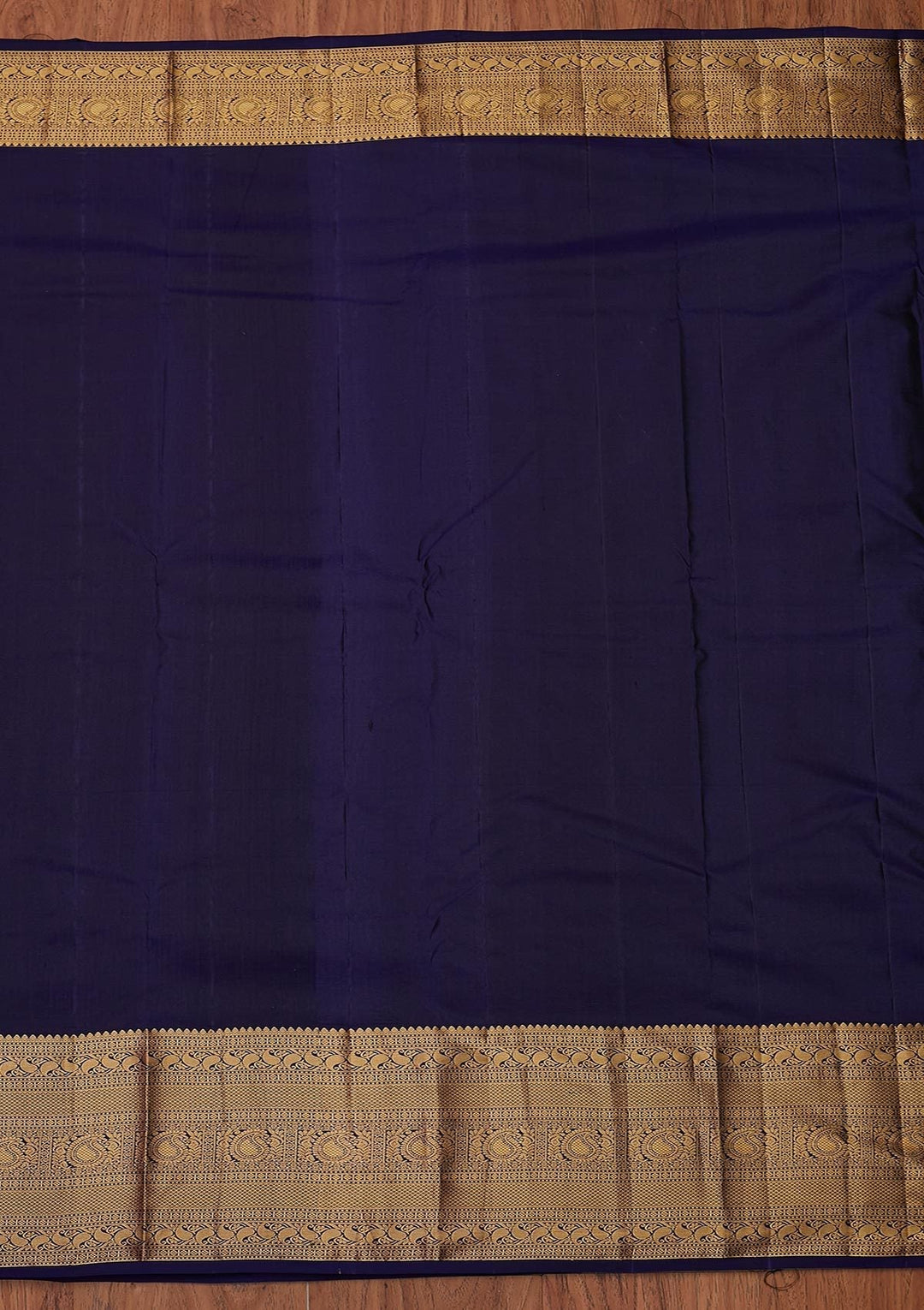 Rust Zariwork Pure Silk Designer Unstitched Saree - Koskii