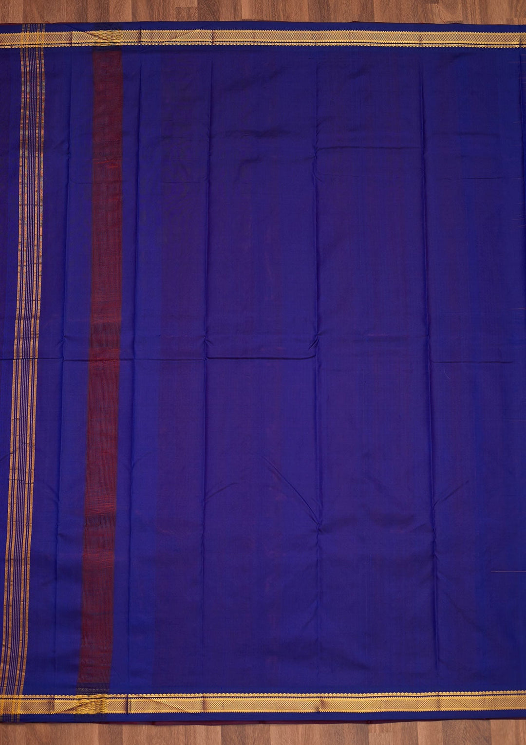 Rust Zariwork Pure Silk Saree - Koskii