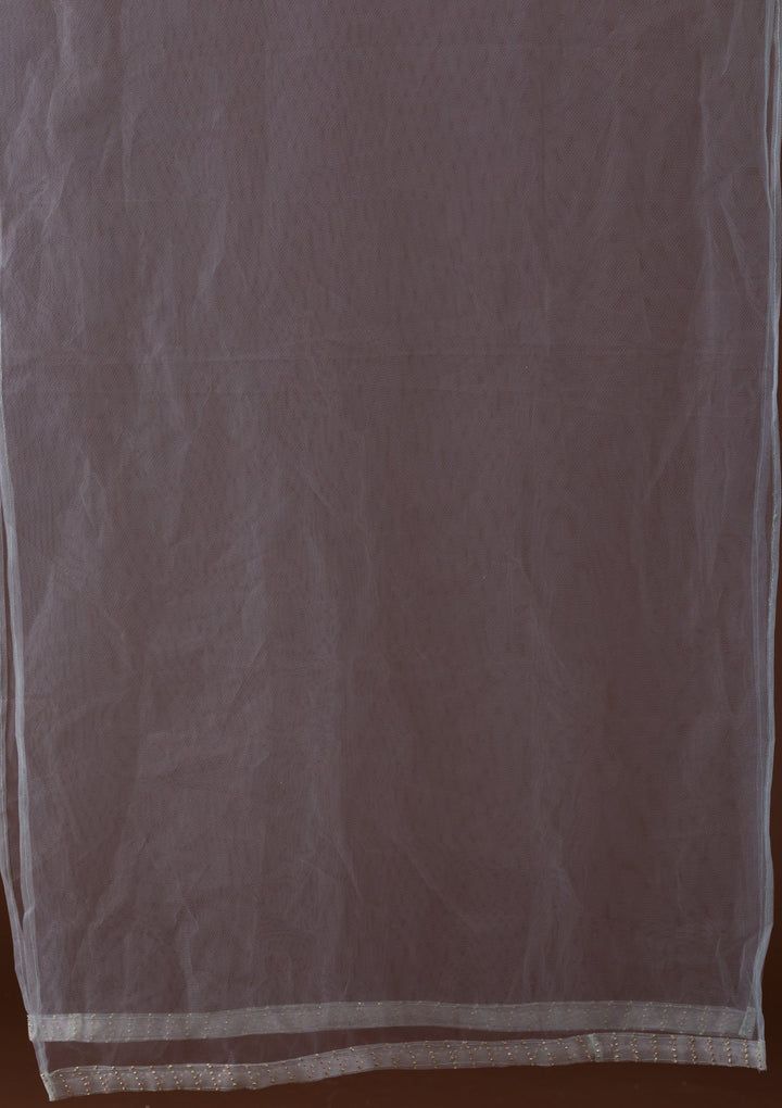 Sea Green Cutdana Net Gown-Koskii