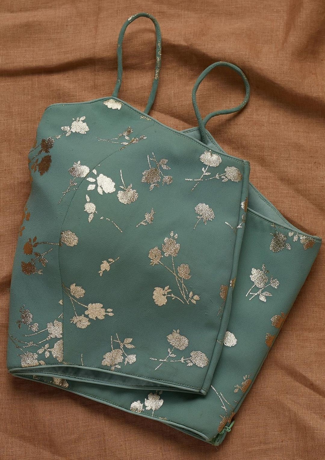 Sea Green  Georgette Blouse - Koskii