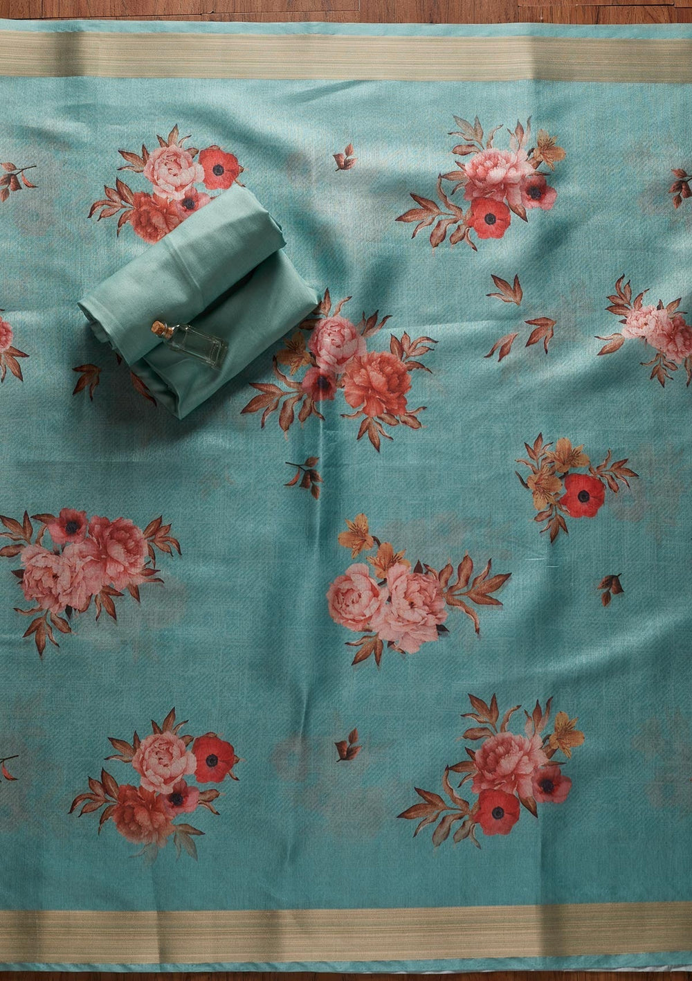 Sea Green Sequins Georgette Designer Unstitched Salwar Suit - koskii