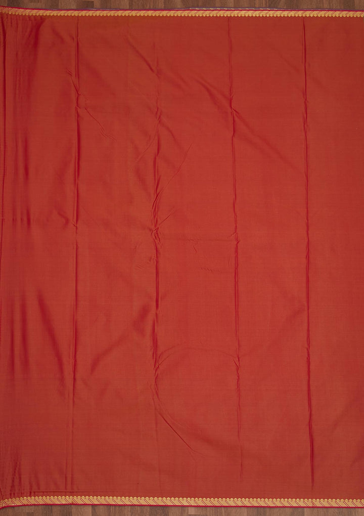 Sea Green Zariwork Art Silk Saree - Koskii