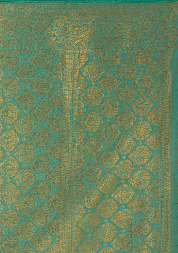 Mauve Threadwork Georgette Unstitched Saree-Koskii