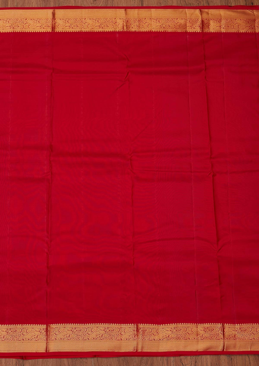 Sea Green Zariwork Pure Silk Designer Unstitched Saree - Koskii