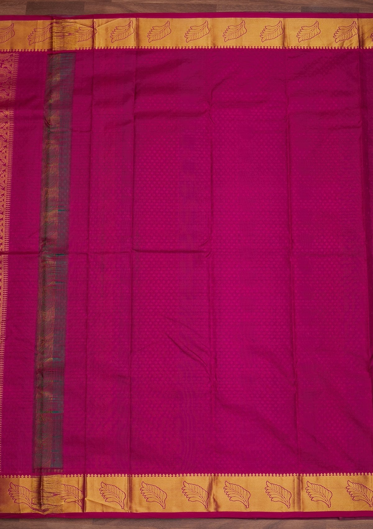 Sea Green Zariwork Pure Silk Designer Saree - Koskii
