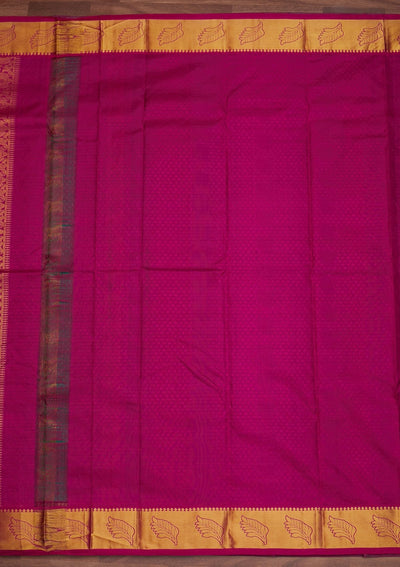 Sea Green Zariwork Pure Silk Designer Saree - Koskii