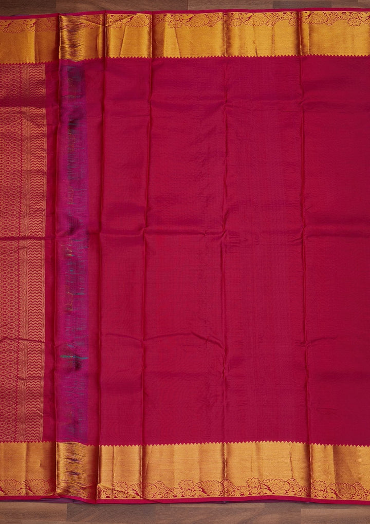 Sky Blue Zariwork Pure Silk Designer Saree - Koskii