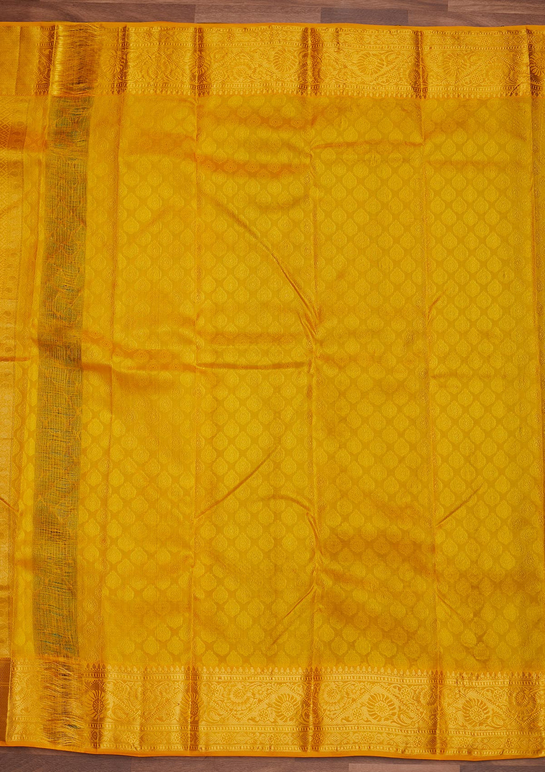 Sky Blue Zariwork Pure Silk Designer Saree - Koskii
