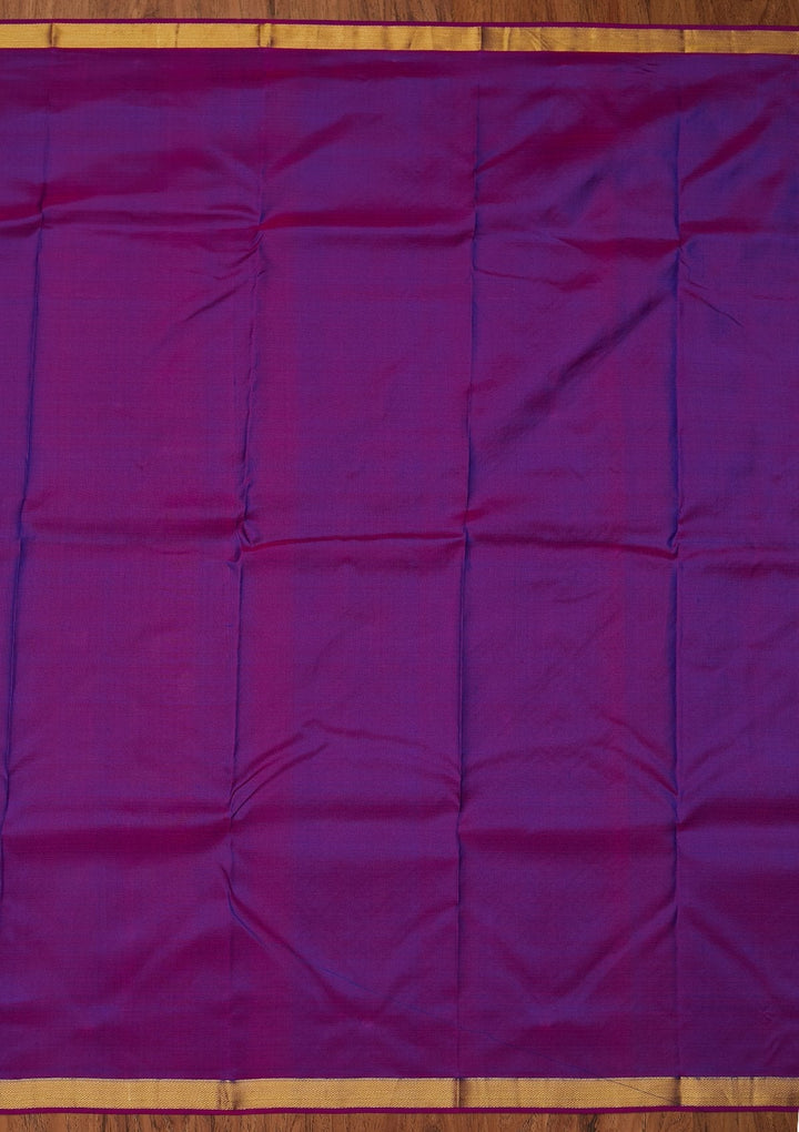 Turquoise Blue Zariwork Pure Silk Designer Saree - koskii