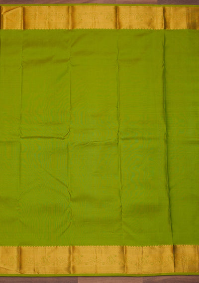 Turquoise Blue Zariwork Pure Silk Designer Saree - Koskii