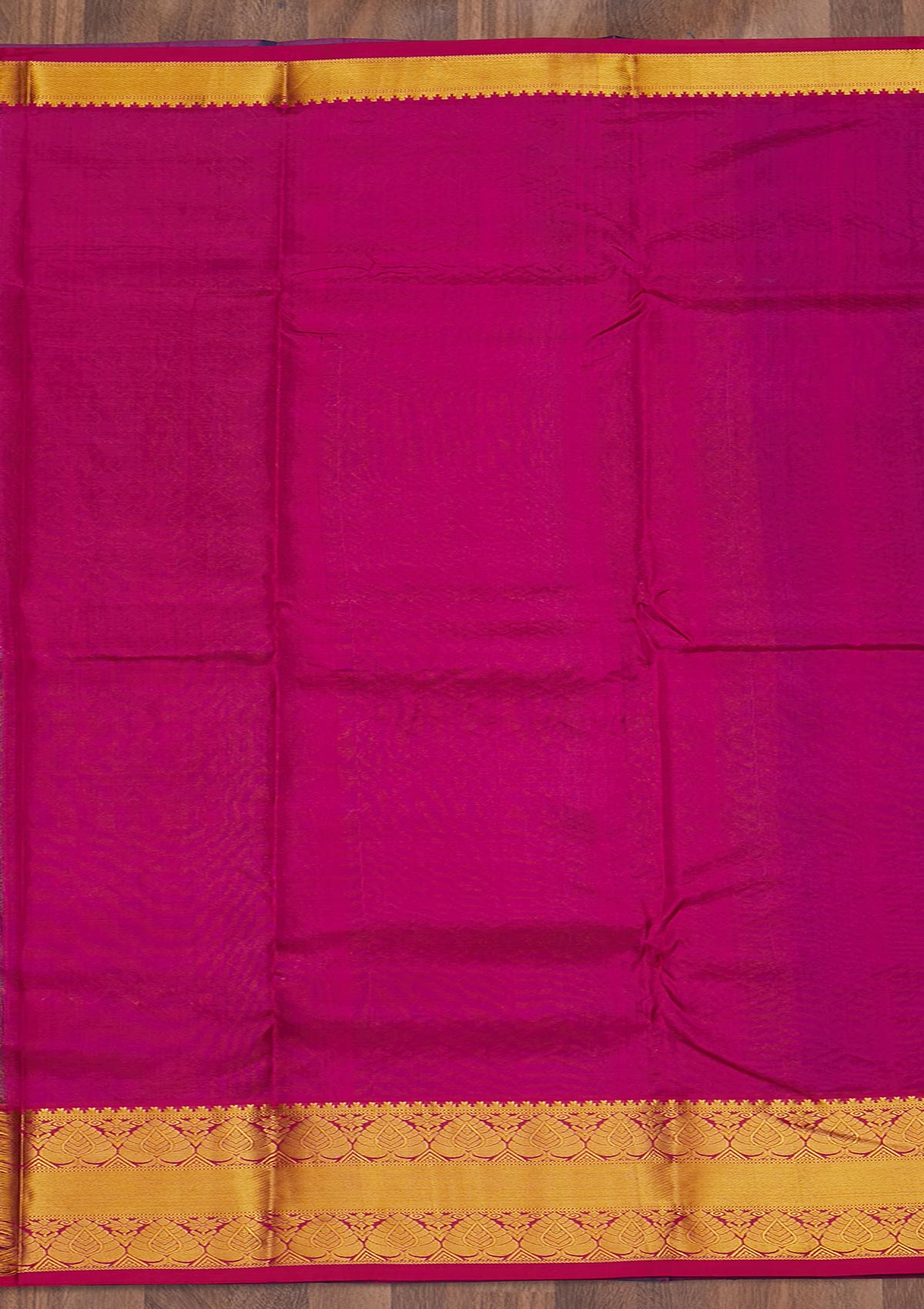 Turquoise Blue Zariwork Pure Silk Saree-Koskii