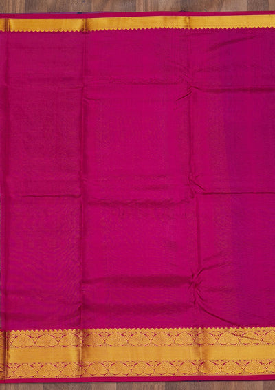 Turquoise Blue Zariwork Pure Silk Saree-Koskii