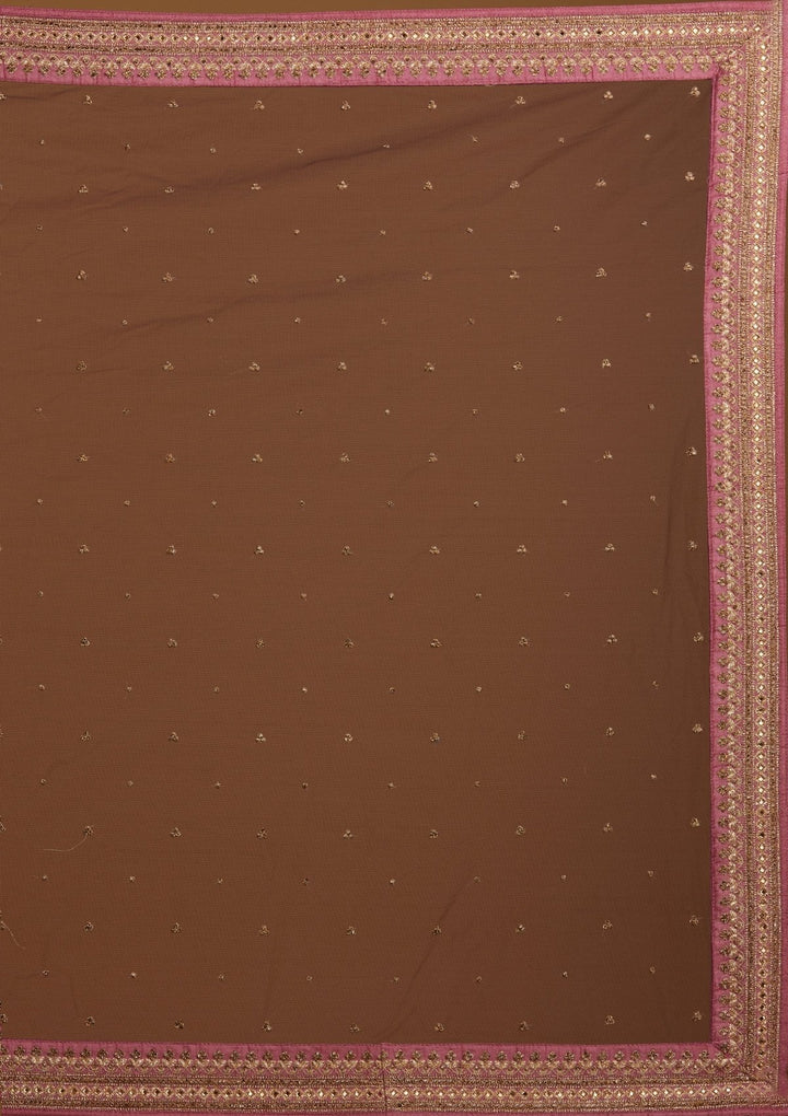 Wine Stonework Raw Silk Designer Lehenga - koskii