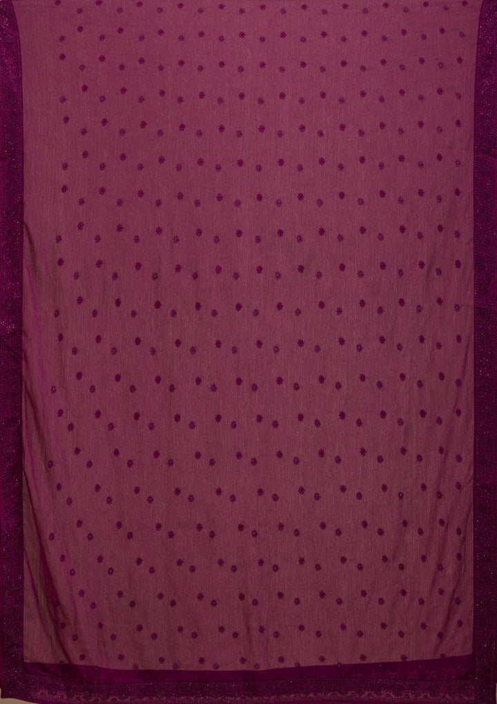 Wine Swarovski Georgette Gown-Koskii