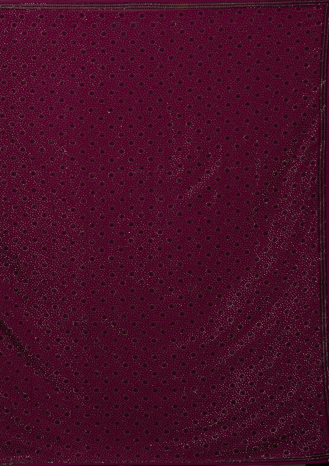 Wine Swarovski Semi Crepe Saree-Koskii
