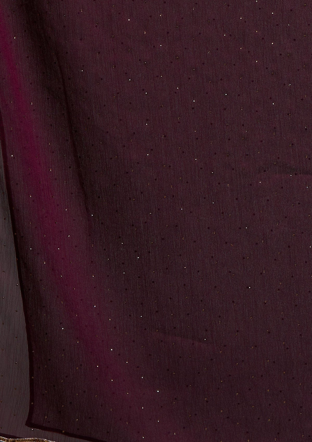 Wine Threadwork Semi Crepe Designer Salwar Suit-Koskii