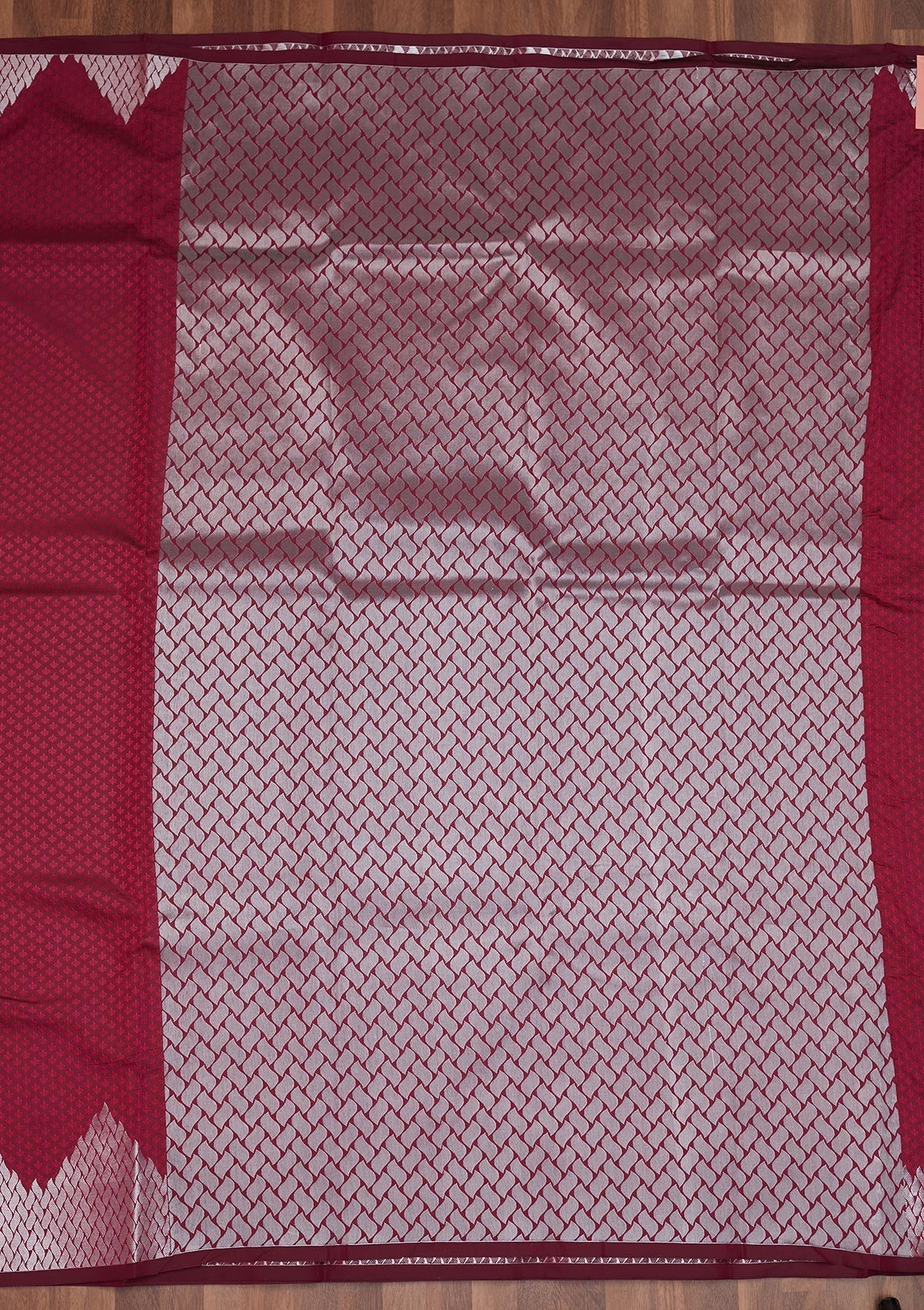 Wine Zariwork Banarasi Saree - Koskii