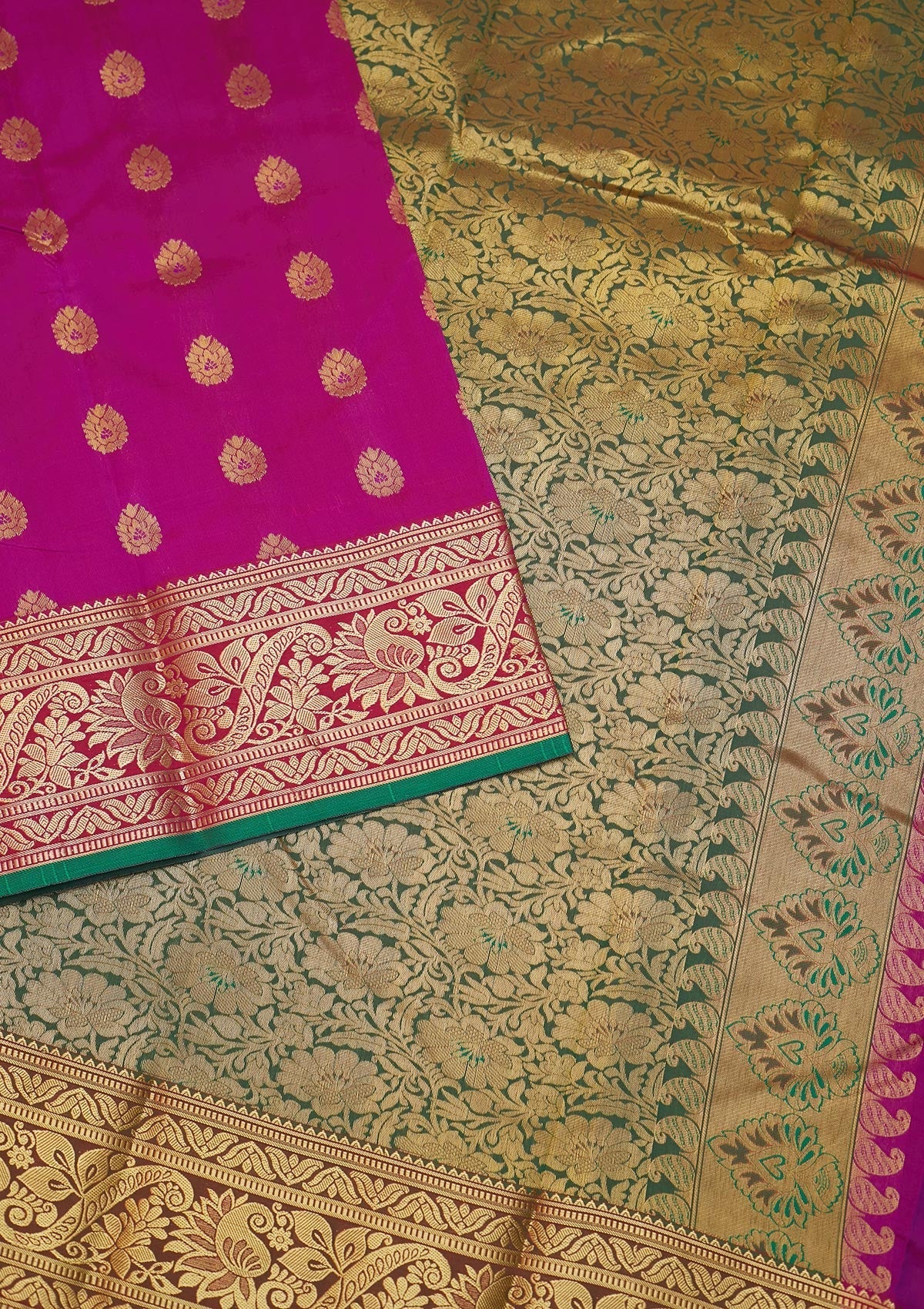 Wine Zariwork Banarasi Saree - Koskii