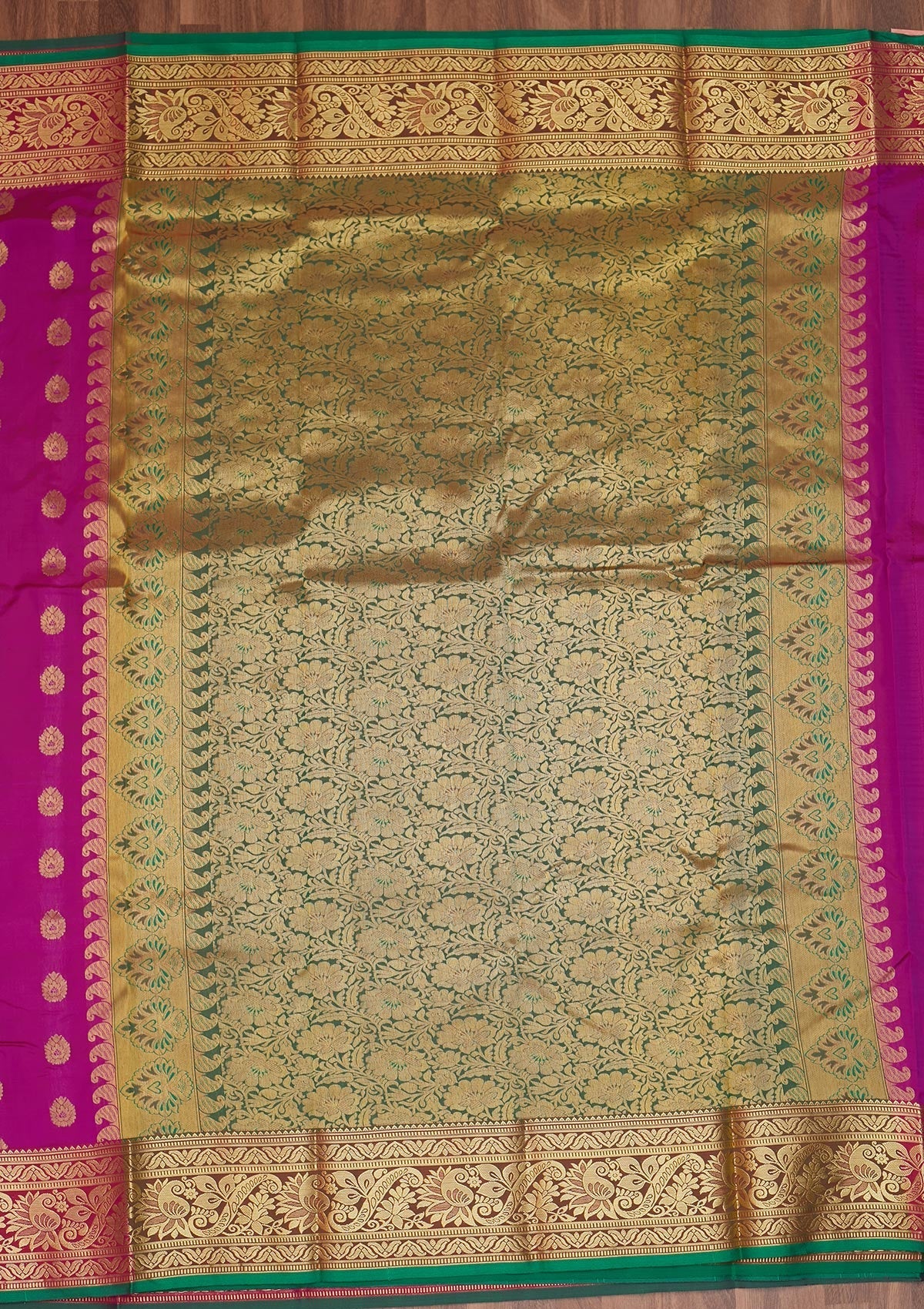 Wine Zariwork Banarasi Saree - Koskii