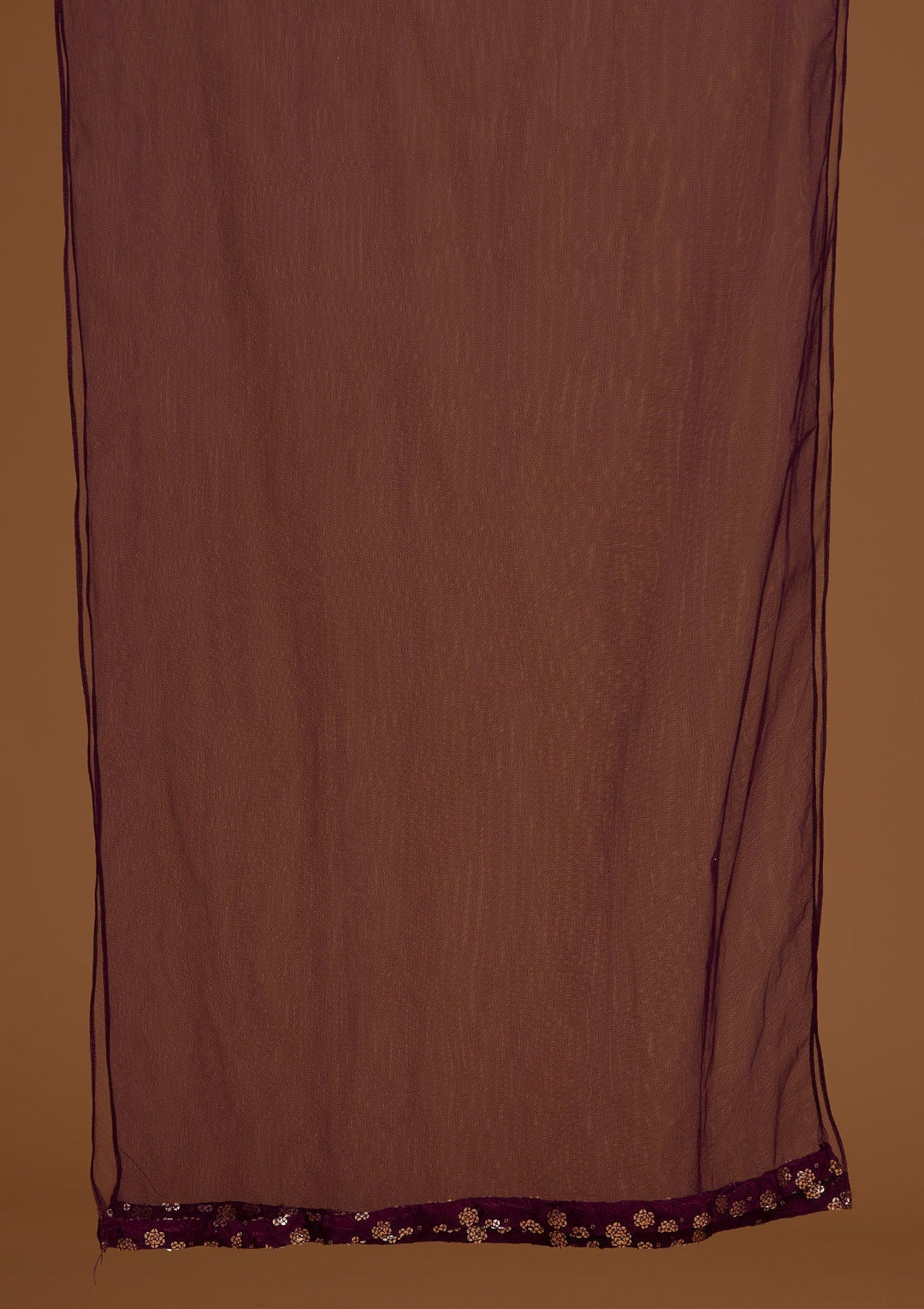 Wine Zariwork Georgette Designer Salwar Suit - Koskii