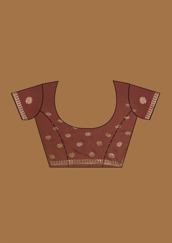 Wine Zariwork Georgette Designer Saree - koskii