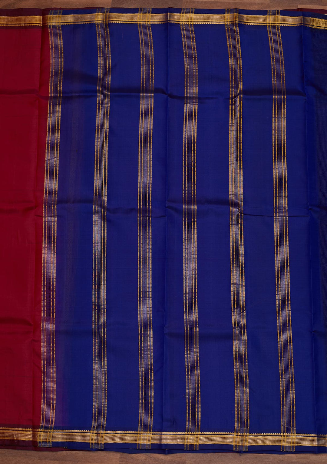 Wine Zariwork Pure Silk Designer Saree - Koskii