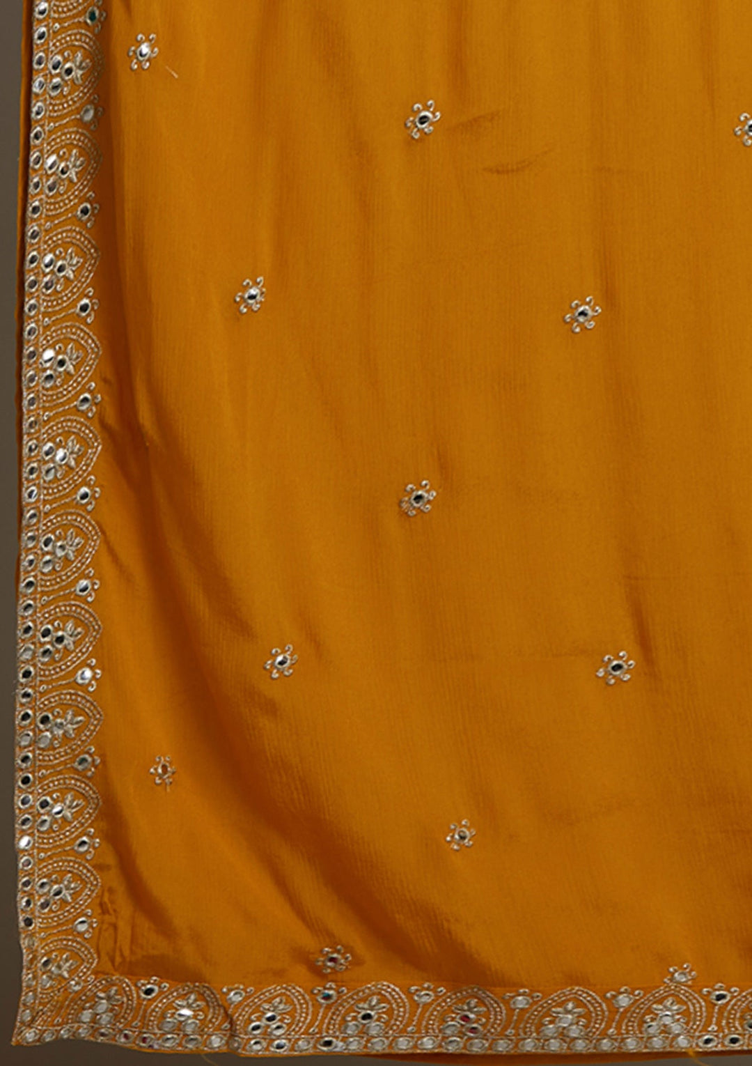 Yellow Gotapatti Georgette Salwar Suit-Koskii
