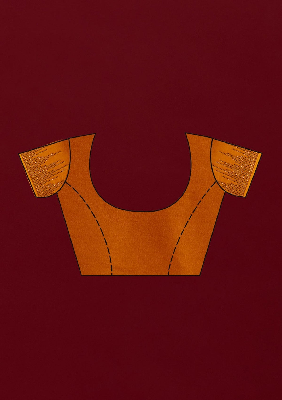 Yellow Swarovski Satin Designer Saree - koskii