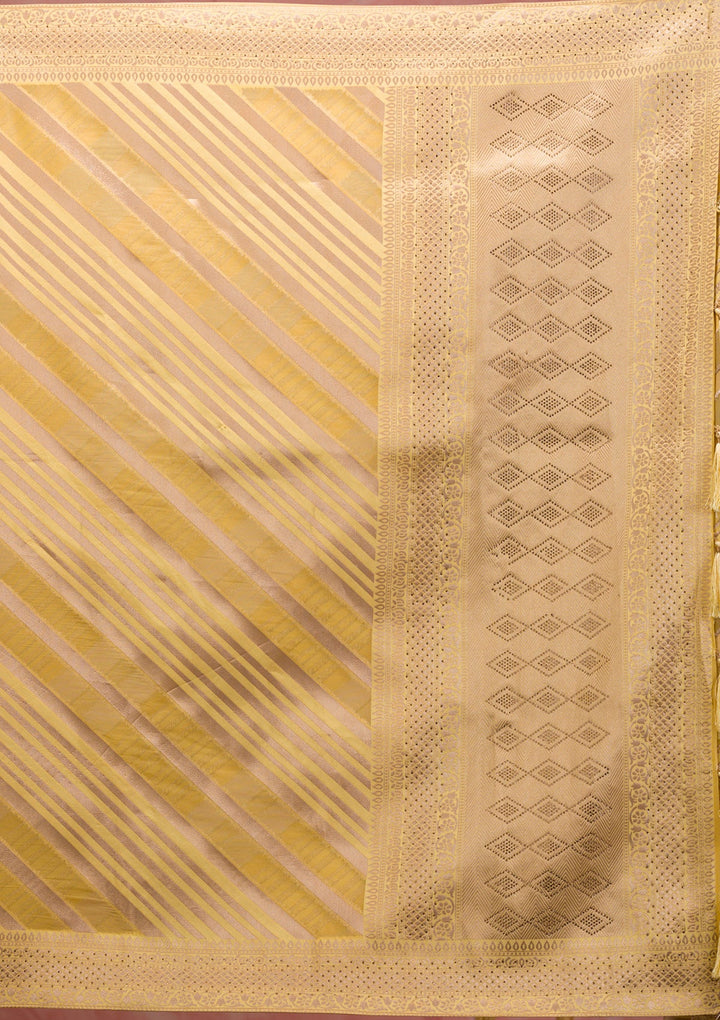 Peacock Blue Zariwork Raw Silk Designer Saree-Koskii