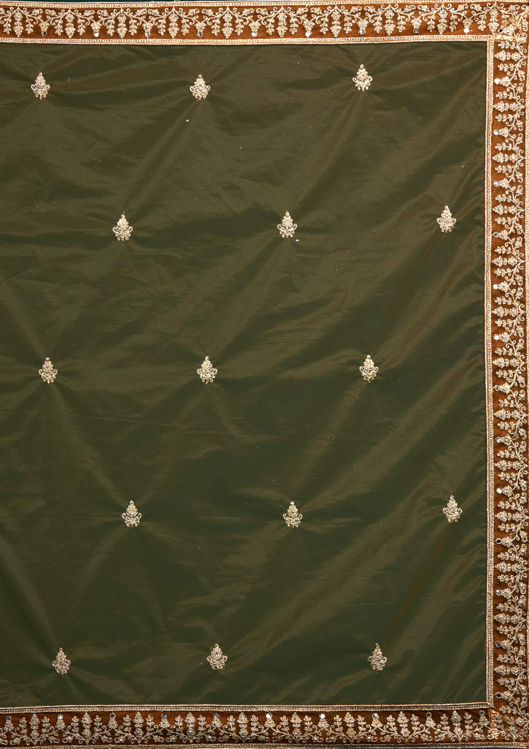 Yellow Zariwork Net Designer Lehenga-Koskii