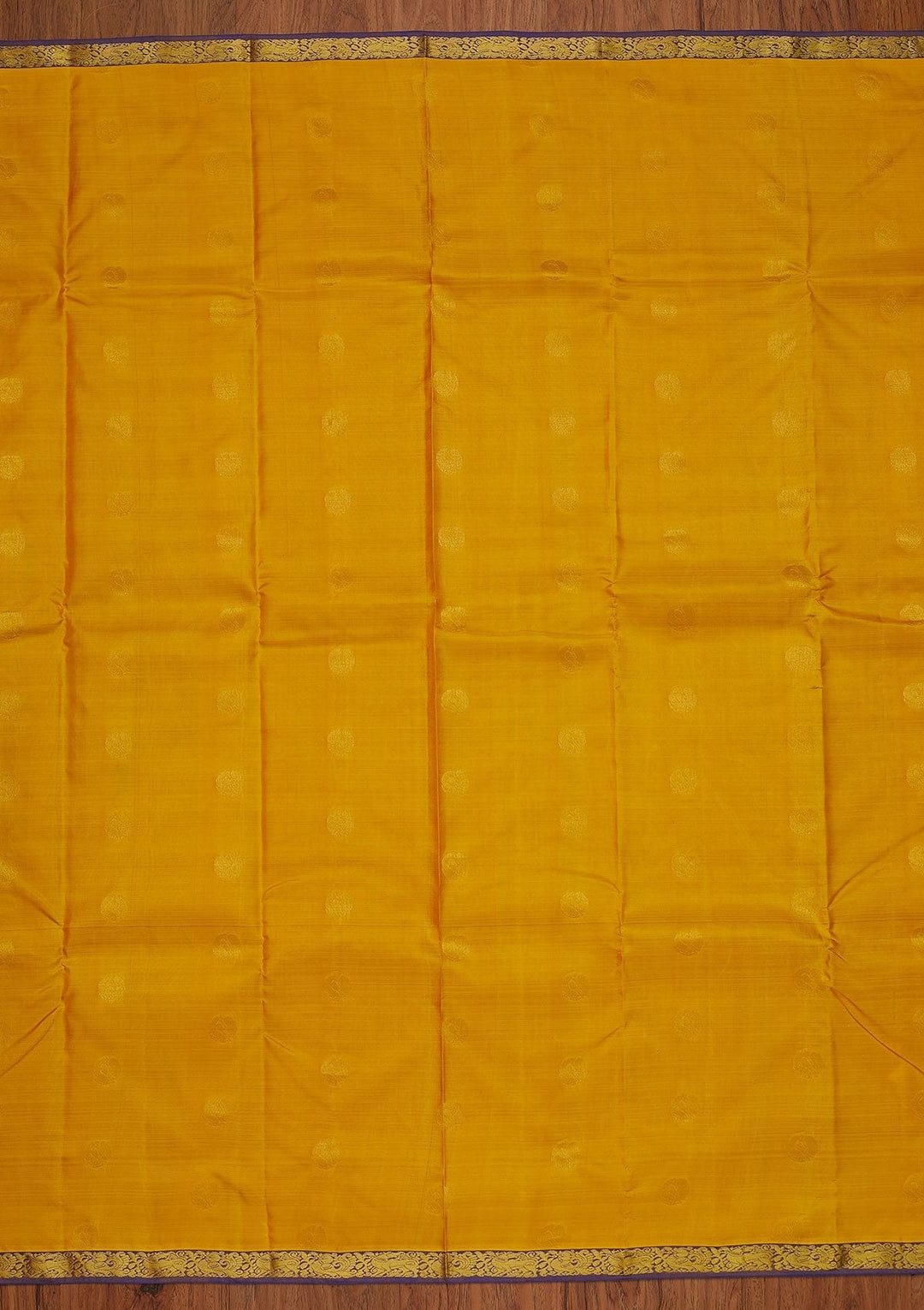 Yellow Zariwork Pure Silk Designer Saree - koskii