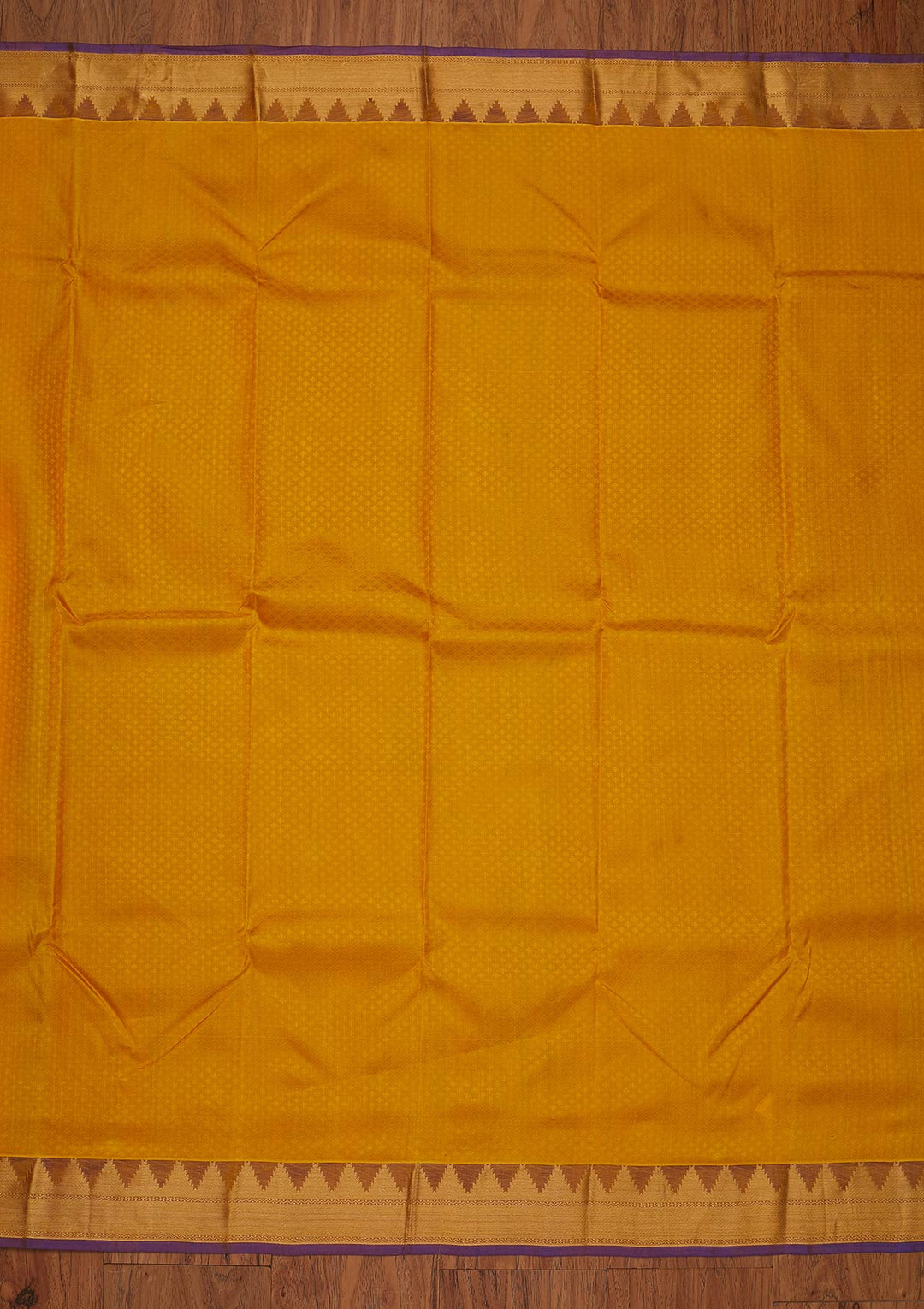 Yellow Zariwork Pure Silk Designer Saree - koskii