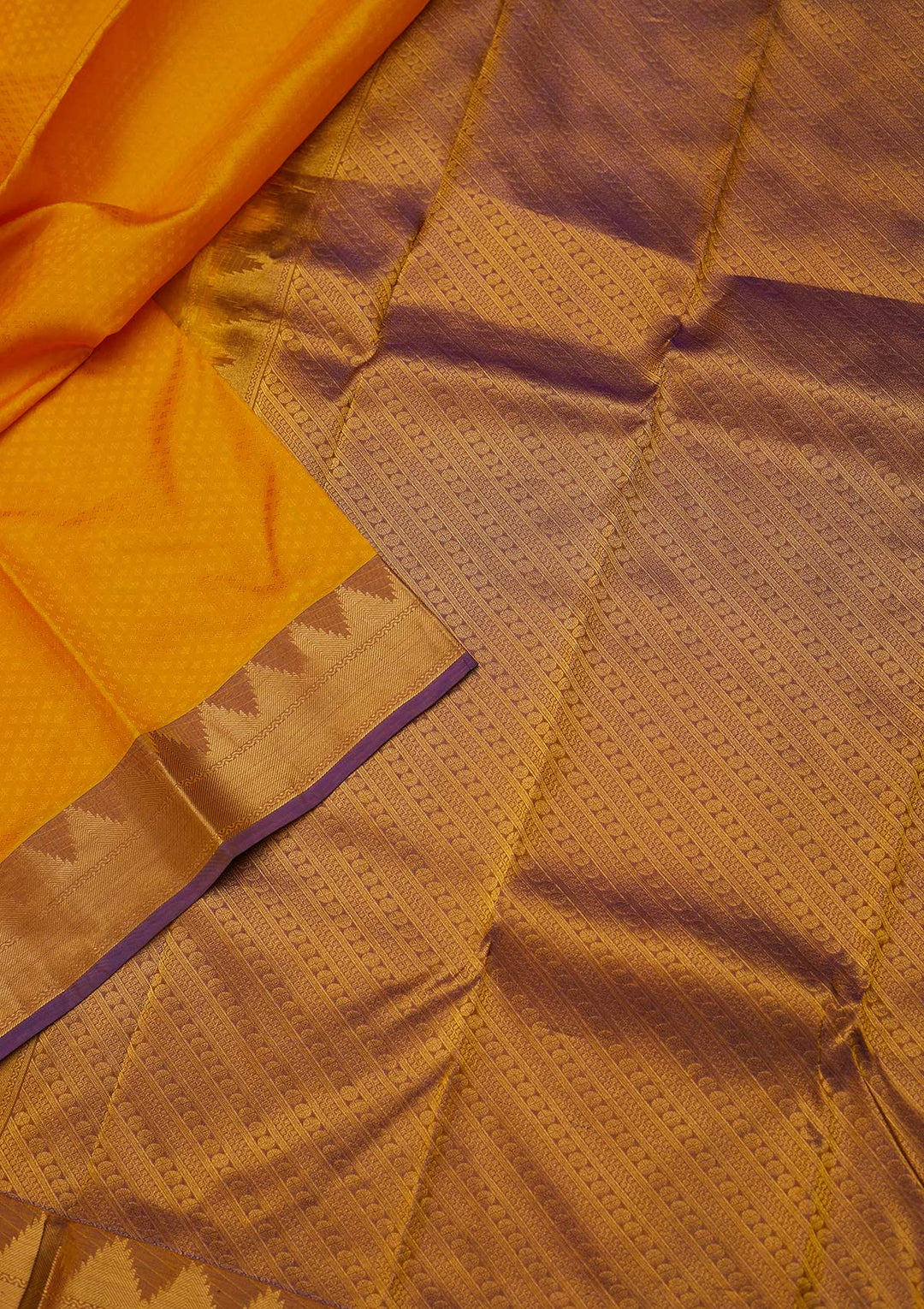 Yellow Zariwork Pure Silk Designer Saree - koskii