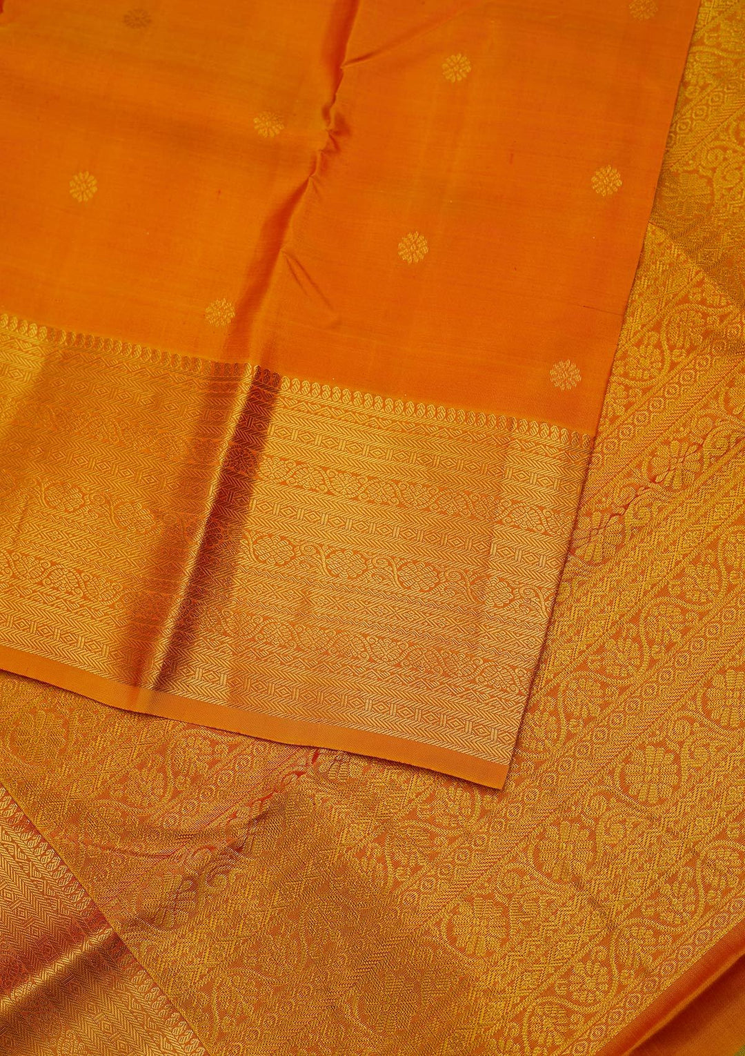 Yellow Zariwork Pure Silk Designer Unstitched Saree - Koskii