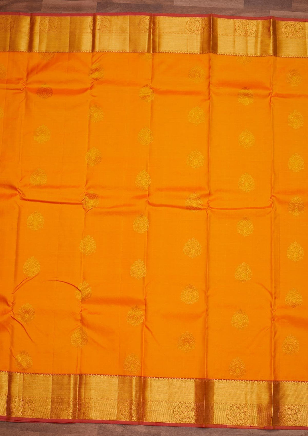 Yellow Zariwork Pure Silk Designer Saree - Koskii