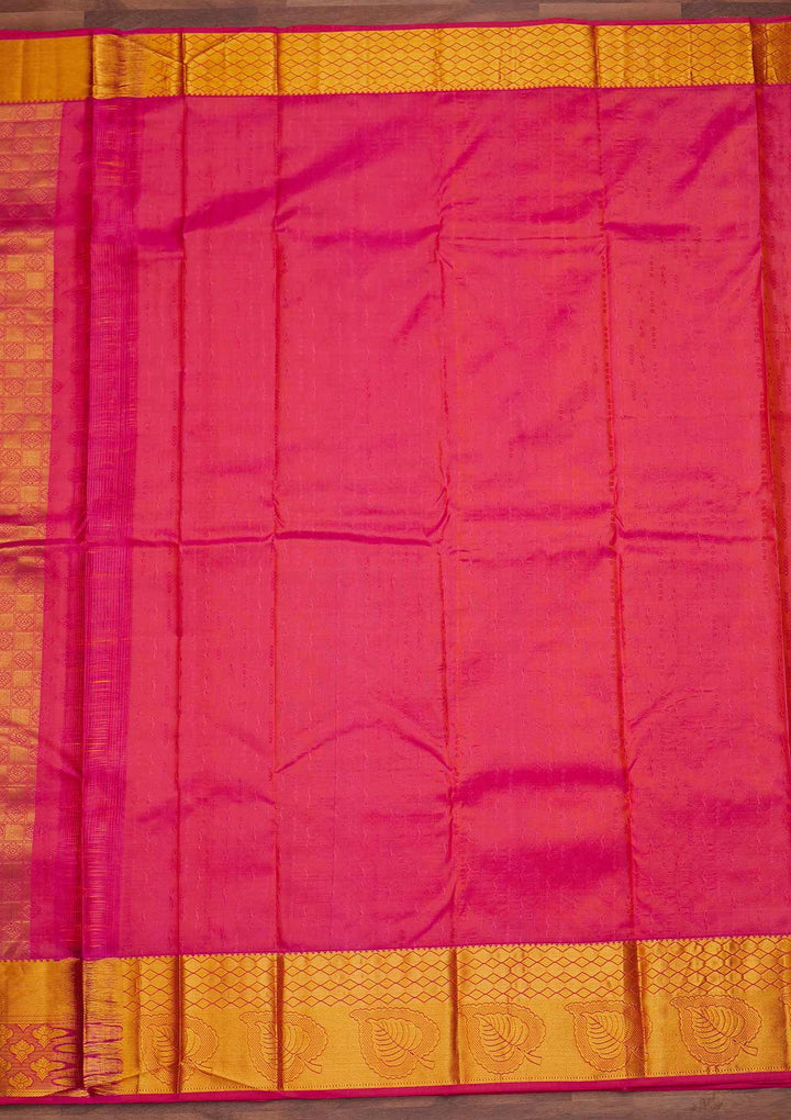 Yellow Zariwork Pure Silk Designer Saree - Koskii