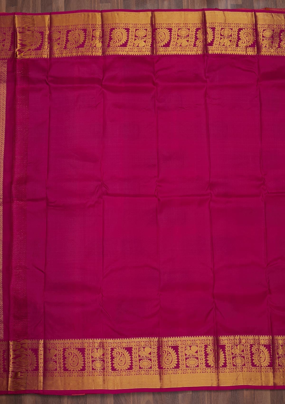 Yellow Zariwork Pure Silk Saree-Koskii