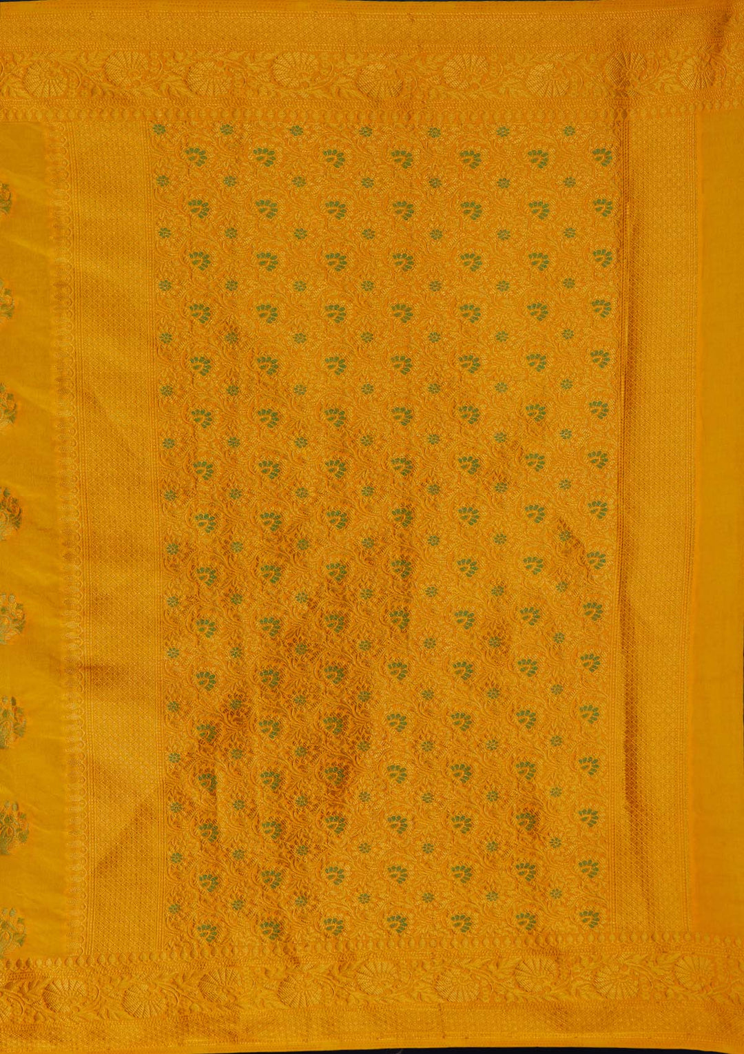 Yellow Zariwork Raw Silk Designer Saree - Koskii