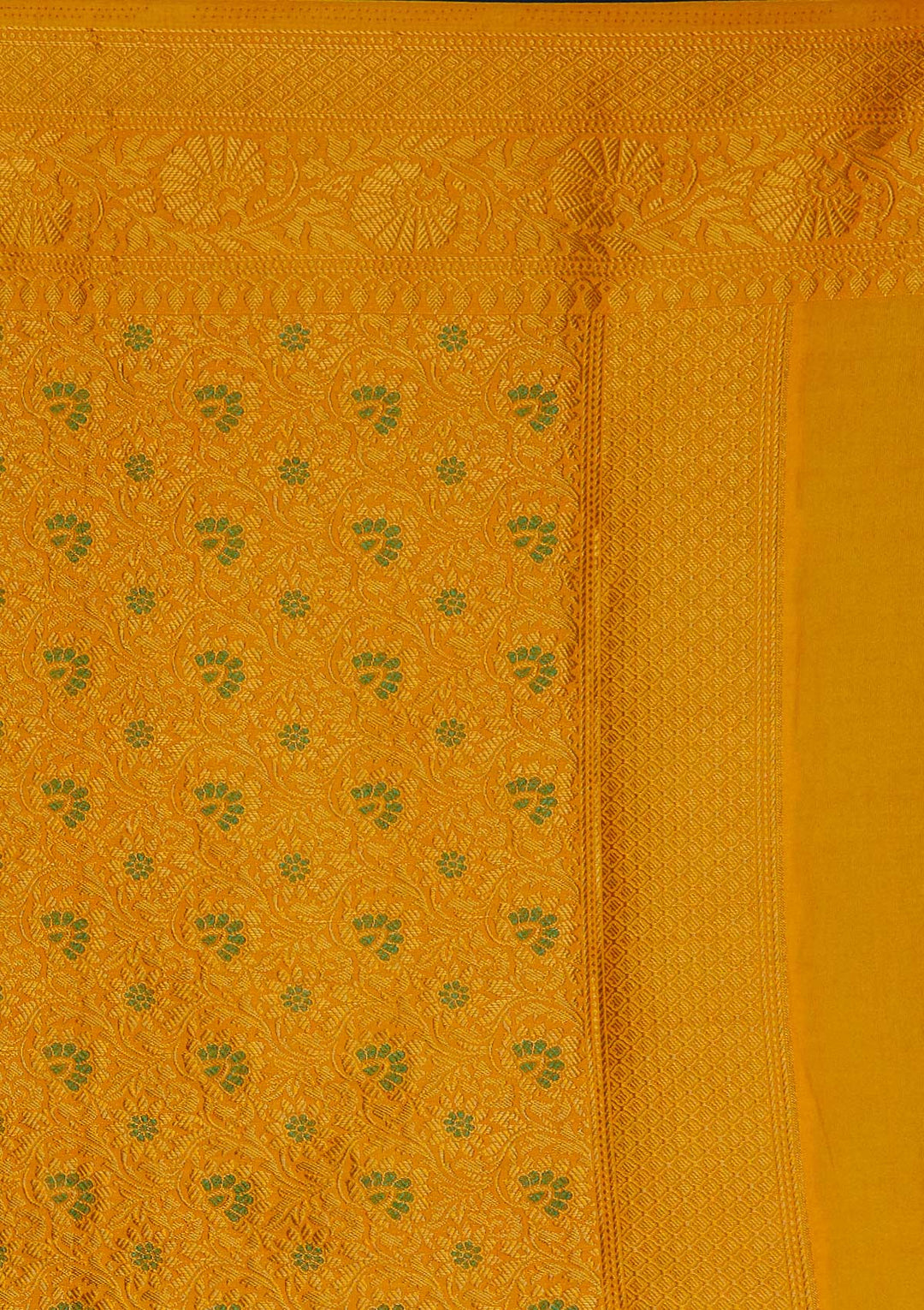 Yellow Zariwork Raw Silk Designer Saree - Koskii