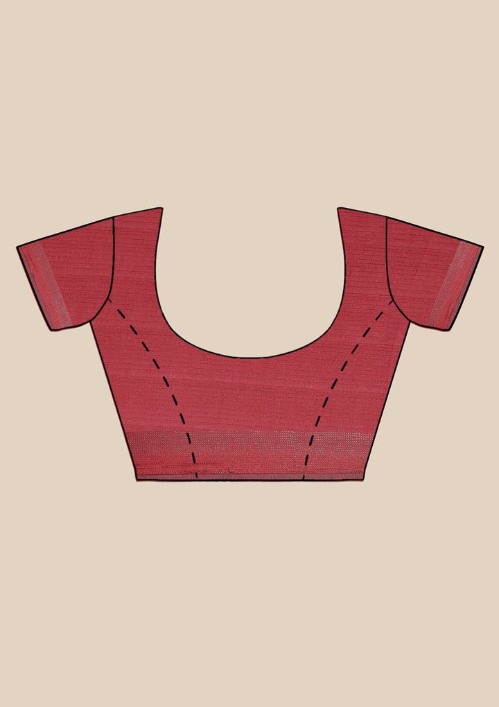 Maroon Swarovski Satin Designer Saree - koskii