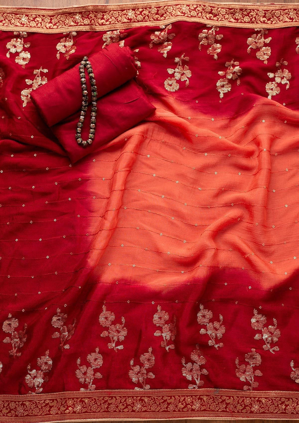 Maroon Zariwork Semi Crepe Designer Unstitched Salwar Suit - koskii