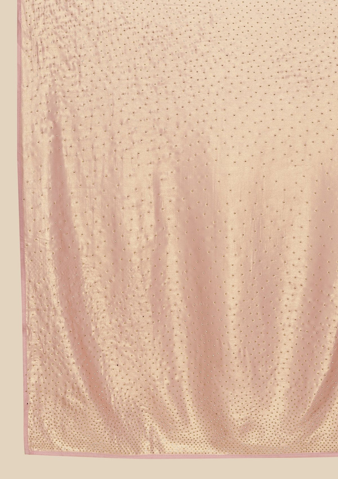 Onion Pink Swarovski  Shimmer Designer Saree - koskii