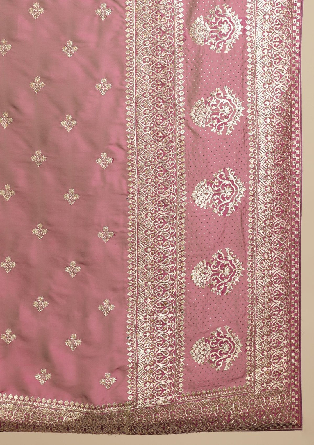 Wine Zariwork  Art Silk Designer Saree - koskii